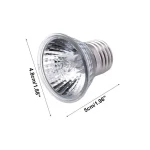 20/50/75W Heat Lamp UVA UVB Reptile Constant Temperature Lamp Full Spectrum Sunlamp Basking Pet Light Coop Chick Pet Turtle Lamp 6