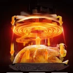 10L Intelligent air fryer home automatic large capacity French fries machine multi-function foreign trade electric fryer 3