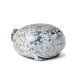 Angry Blob Seal Pillow Chubby 3D Novelty Sea Lion Doll Plush Stuffed Toy Baby Sleeping Throw Pillow Gifts for Kids Girls 5