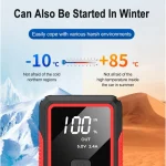 Power Bank 2000A/600A 12V Car Battery Jump Starter Portable Charger Petrol Diesel Auto Starting Device Booster Emergency Starter 3