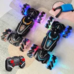 4WD RC stunt car rotation drift 2.4G wireless remote control car children's and boys sound and light toy car 5