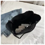 HOMEFISH  Large Capacity  Shopper Totes High Quality Eco Reusable Grocery Handbag For Women Travel Shoulder Bags Daily Pouch 5