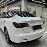 Premium Gloss Pearl Shell White Color Sticker Vinyl Wrap Film Roll Self Adhesive PET Decal Car Wrapping Film Scratch-resistant 4