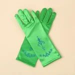 Flower Girl Wedding Gloves Princess Girls Elsa Anna Accessories Set Kids Party Cosplay Belle Sofia Snow Queen Snow Flake Gloves 3