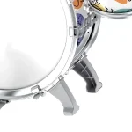 Kids Drum Set Toddler Jazz Drum Kit Toys with Stool Pedal Percussion Musical Instruments Drum Toy Early Education Gift for Boys 3