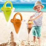 Kids Beach Sand Funnel Toy Outdoor Sand Play Tool Sand Hopper for Family Sandpit Games