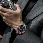 WINNER Classic Mechanical Watch for Men Luminous Stainless Steel Band Luxury Brand Fashion Business Automatic Mens Watches Gifts 5