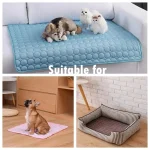 Dog Cooling Mat Summer Pet Cold Bed Extra Large For Small Big Dogs Pet Accessories Cat Durable Blanket Sofa Cat Ice Pad Blanket 4