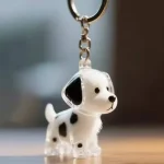 Cute Dog Hair Storage Capsule, Transparent Fur Ball Keepsake Box, Pet Hair Memorial Container Keychain Display Case Gift 2