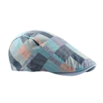 Womens Mens Teens Beret Flat Newsboy Hat Adjustable Irish Cabbie Gatsby Cap Breathable Driving Hunting Hat 5