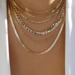 Vintage New Gold Color Multiple Styles Necklace For Women Boho Trendy Multi-Layer Crystal Pendant Necklaces Set Jewelry Gifts 3