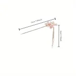 1pc Romantic Chinese Style Hair Accessory Alloy Jewelry Women's Hair Needle Suitable for Daily Wear Gifts Girls Fashion Hairpin 6