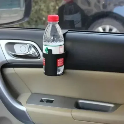 Car Headrest Phone Cup Holder 2 in 1 Universal Mount for iPhone Samsung All Phones Drinks Bottle Stand for Backseat Passenger