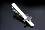 MMS Tie Clips & Cufflinks Black Color Fashion Novelty Cross Movie Design Tie Clips High Quality Alloy Jewelry For Men Gift 2