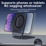 Ultrathin Car Magnetic Mobile Phone Holder Adjustable Foldable Anti-shake Vehicle Navigation Phone Universal Stand Accessories 3