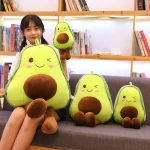 New Cute Avocado Plush Toy Doll Children's Sleeping Pillow Large Doll Holiday Gift Kawaii Creative Fruit Rag Doll Cushion 6