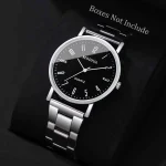 Fashion Men Business Watches Simple Analog Quartz Wristwatch Reloj Hombre（Without Box） 3