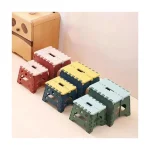 Outdoor Camping Garden Camping Kids and Adults Use Chair Seat Folding Step Stool Portable Chair Seat for Home Bathroom Kitchen