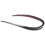Car ABS Universal 1.2M BlackSpoiler Carbon Fiber Accessory Car Spoiler Soft Car Rear Roof Trunk Spoiler Rear Wing Lip Trim Stick 4