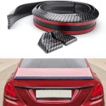 1.5M Car-Styling 5D Carbon Fiber Spoilers Styling DIY Refit Spoiler Universal For BMW Toyota Honda KIA Hyundai Opel Mazda 5