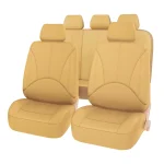 Universal 5-Seats Car Seat Cover Elastic Breathable leather Comfort Fit for most Cars 3