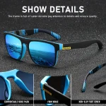 Fashion Vintage Square Polarized Sunglasses Men Women Driving Fishing Luxury Brand Designer Sun Glasses Driver's Eyewear UV400 6