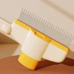 Dog Comb Pet Hair Remover One Button Dogs Brush Self-cleaning Cat Brush Massage Combs for Dog Grooming Brushes for Pet Products 5
