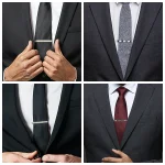 7/8 PCS Tie Clips Set With Gift Box Wedding Guest Gift Luxury Men's Jewelry Business Man Shirt Cufflinks Gift For Husband 6