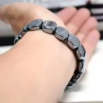 Hematite Bracelet For Men Reclaim Your Edge Confidence Natural Hematite Stone Beaded Stretch Healing Bracelets Gift Jewelry 4