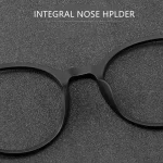 Ultralight Titanium Alloy TR90 Reading Glasses For Men And Women Retro Round Anti blue Light Presbyopia Glasses 0 +100 +150 +250 4