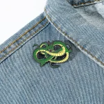Cartoon Dragon Brooch Unisex Japanese Anime Peripheral Alloy Dripping Oil Accessories Pin Clothing Bag Decoration Badge 2