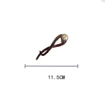 New Twist Hair Clip Plastic Acrylic Bead Imitation Pearl Hairpin Twisted Design Women Hair Accessories 4