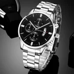 Fashion Men Watch Luxury Calendar Quartz Wrist Watch Business Watches Man Clock Male Bracelet Wristwatch 3