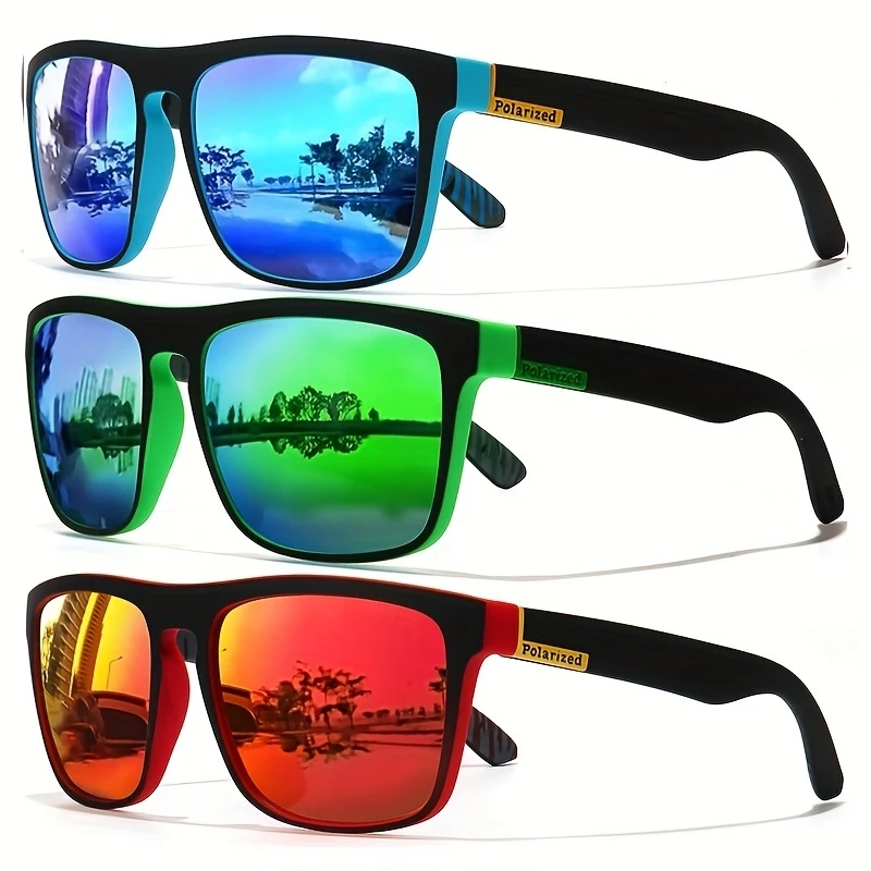 Fashion Vintage Square Polarized Sunglasses Men Women Driving Fishing Luxury Brand Designer Sun Glasses Driver's Eyewear UV400 Fashion Vintage Square Polarized Sunglasses Men Women Driving Fishing Luxury Brand Designer Sun Glasses Driver's Eyewear UV400