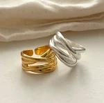 925 Sterling Silver Rings for Women Men Couple Minimalist Handmade Simple Interware Ring Party Jewelry Gift Prevent Allergy 4