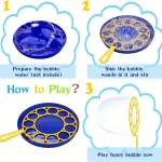 Children Big Bubbles Wand Kit Kids Toys Fancy Bubble Circle Props Parent-child Interaction Props Outdoor Playtime Birthday Party 4