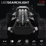 Oike RC Car 1:16 Model With LED Lights Radio Off-road Remote Control Climbing Vehicle Outdoor Cars Drift Race Toys Boys Gifts 3