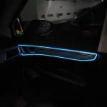 1M/3M/5M Car Interior Led Decorative Lamp EL Wiring Neon Strip For Auto DIY Flexible Ambient Light USB Party Atmosphere Diode 2