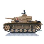 Henglong 1/16 7.0 German Panzer III H RC Tank 3849 2.4G Plastic RTR Simulation Battle Remote Control Toy for Adults Collectible 3