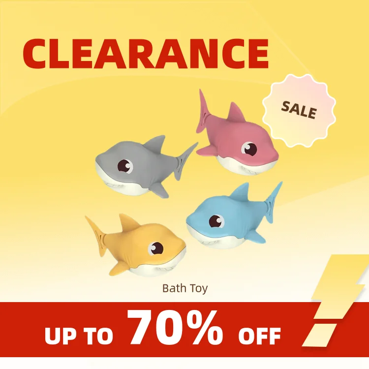 Clearance_1pc Summer hot new cartoon shark baby water play toy with wind up chain, outdoor beach toy, shower toy, bath toy_Conti Clearance_1pc Summer hot new cartoon shark baby water play toy with wind up chain, outdoor beach toy, shower toy, bath toy_Conti