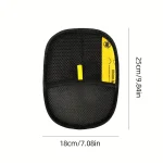 Upgrade Edition Large Pet Static Hair Removal Gloves - Black Polypropylene Cat Grooming Gloves with Yellow Accents 6