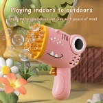 40 Hole Dinosaur Bubble Handheld Bubble Machine, Electric Bubble Gun, Outdoor Wedding Party Toy(without Bubble Water) 4