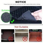 Car Storage Net Stretchable Mesh Pocket Net Magic Elastic Sticker Universal Rear Mesh Trunk Seat Bag Pocket Cage Auto Organizer 6
