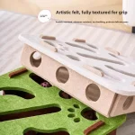 Cat Puzzle Toy Felt Puzzle Box Cat Exercise Toy With Ball Indoor Sports Entertainment Hunting Cat Toys For Indoor Cats 3