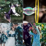 Children Big Bubbles Wand Kit Kids Toys Fancy Bubble Circle Props Parent-child Interaction Props Outdoor Playtime Birthday Party 3