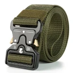 Tactical Belt Quick Release Outdoor Military Belt Soft Real Nylon Sports Accessories Men And Women Black Belt 2