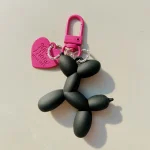 Jelly Cute Jelly Balloon Dog Keychain Pendant Cartoon Dog Chain Keychain - Lovely accessory jewelry gift for unisex keys 4