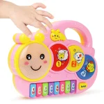 Kid Cartoon Piano Keyboard Game Electronic Multifunctional Toy Animal Sound Flashing Light Baby Instrument Educational Toys Gift 6