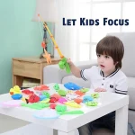 Children Bathtub Fishing Toy Swimming Bathing Pool Water Floating Fish Toy Parent-child Interactive Toys Game Children Toys new 4