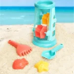 Children Sand Toys 18PCS Summer Beach Game Sand Bucket Shovel Silicone Sandbox Outdoor Water Fun Beach Toys kid gifts 5